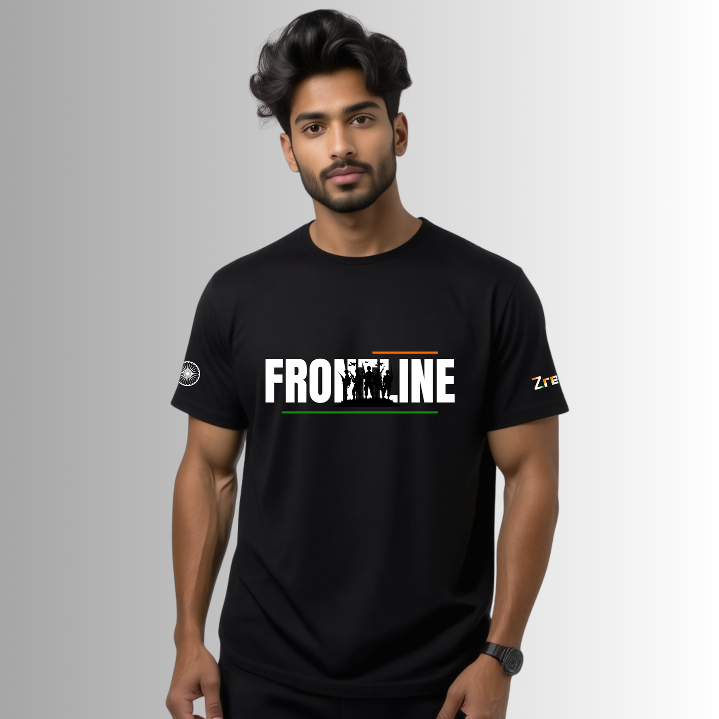 Zrech "Frontline" Oversized Terry Cotton Tee