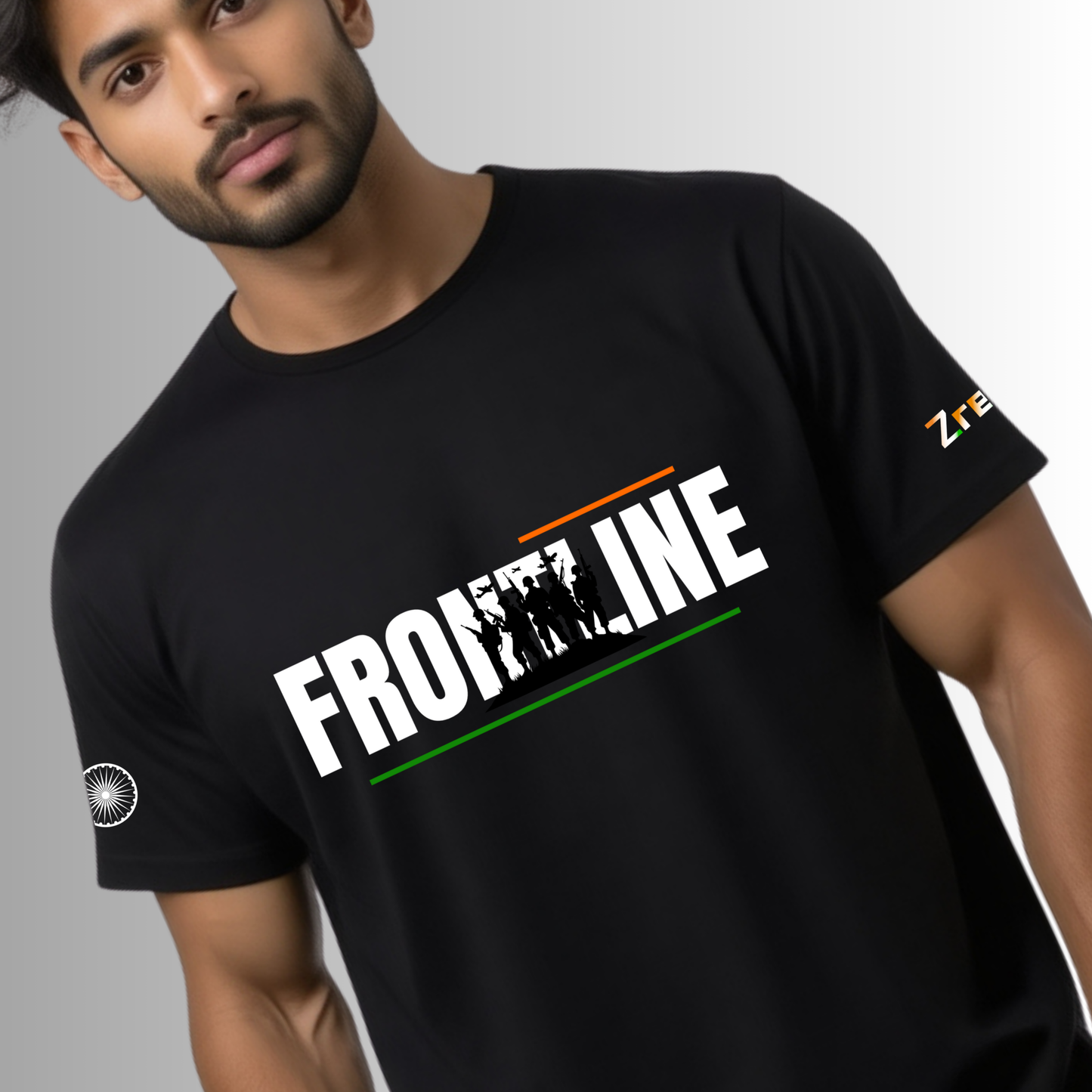 Zrech "Frontline" Oversized Terry Cotton Tee