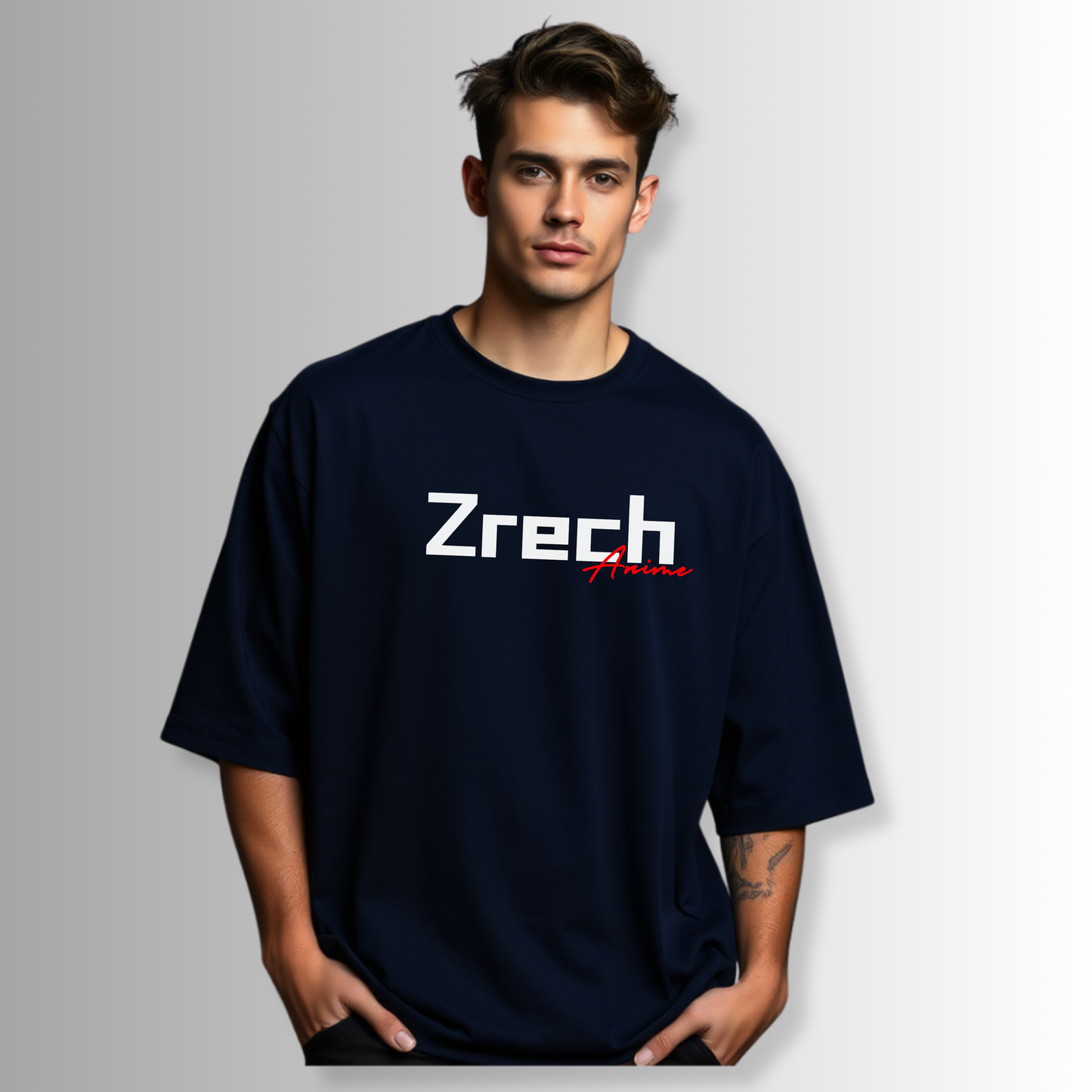 Roronoa Zoro Oversized Terry Cotton Tee | Zrech Anime T- Shirt