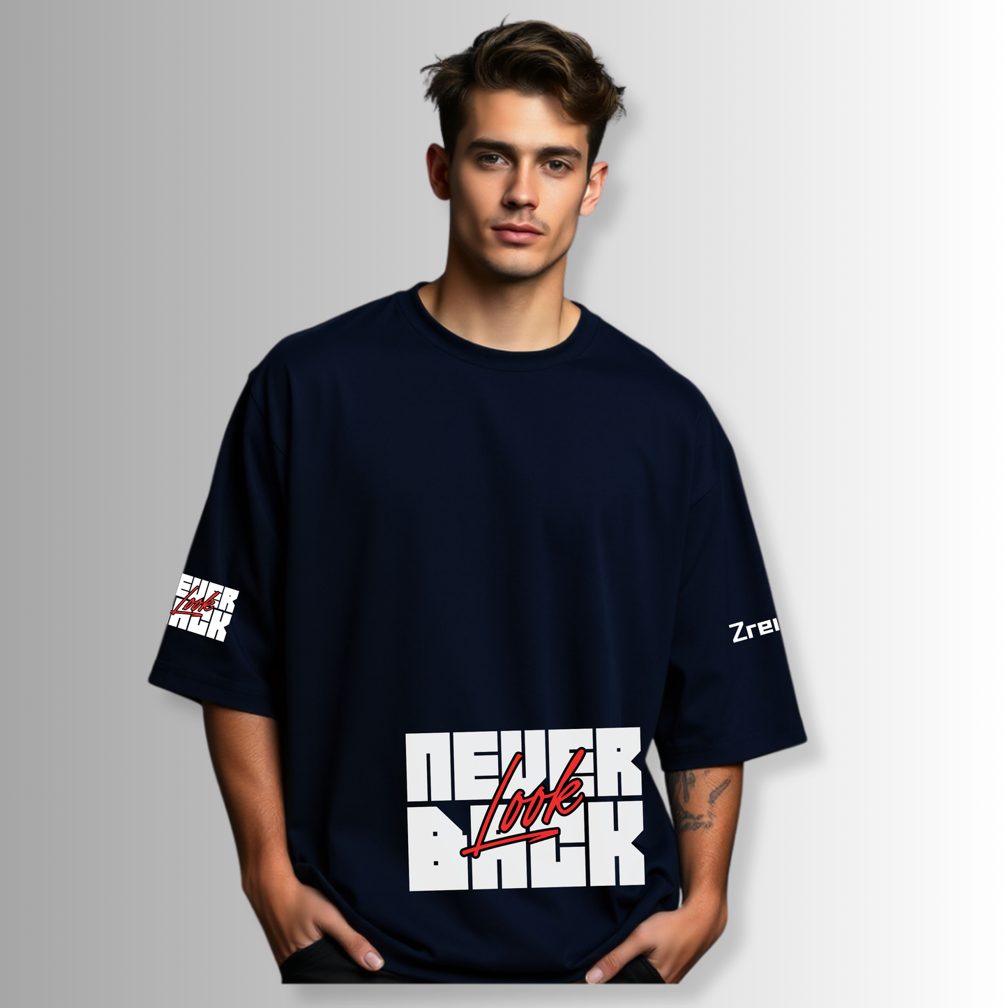 Never Look Back - Unisex Oversized Classic T-Shirt