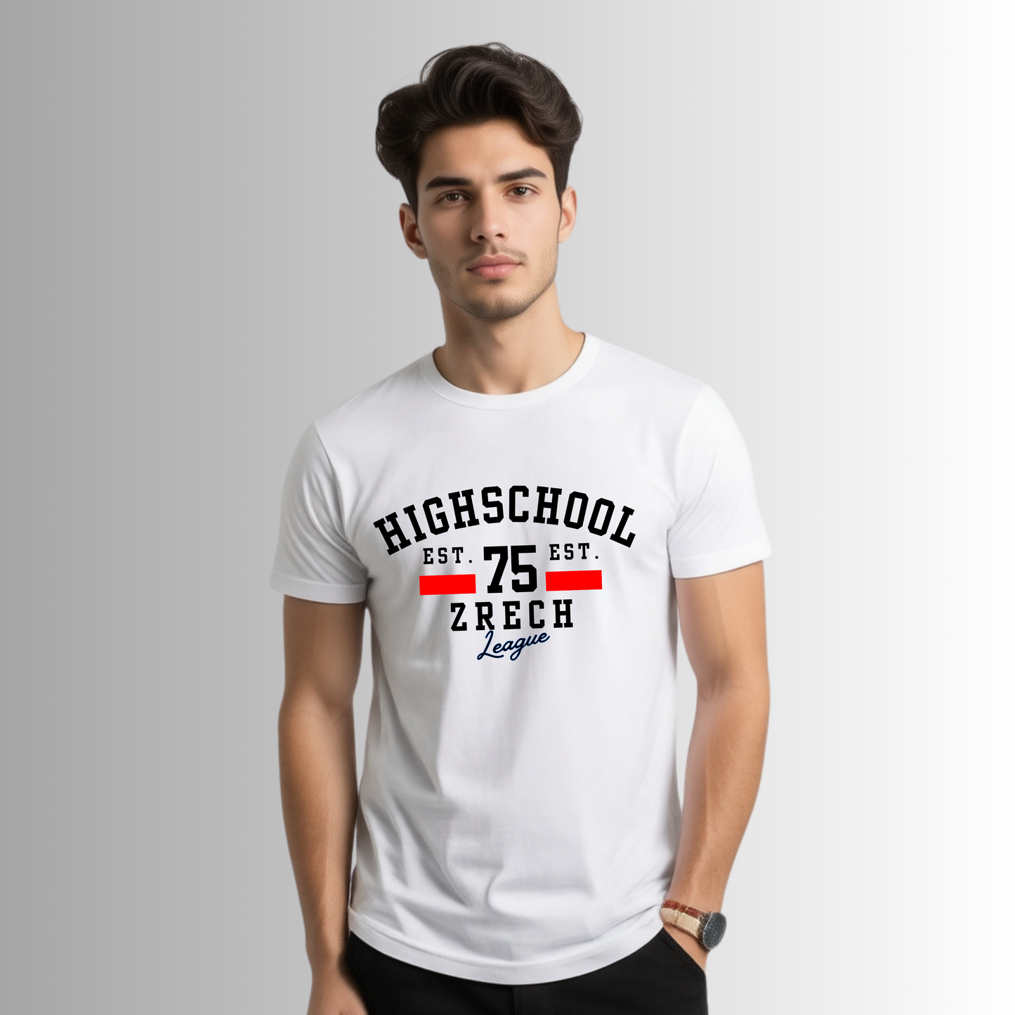 Highschool 75 Zrech League Classic Crew Neck T-Shirt
