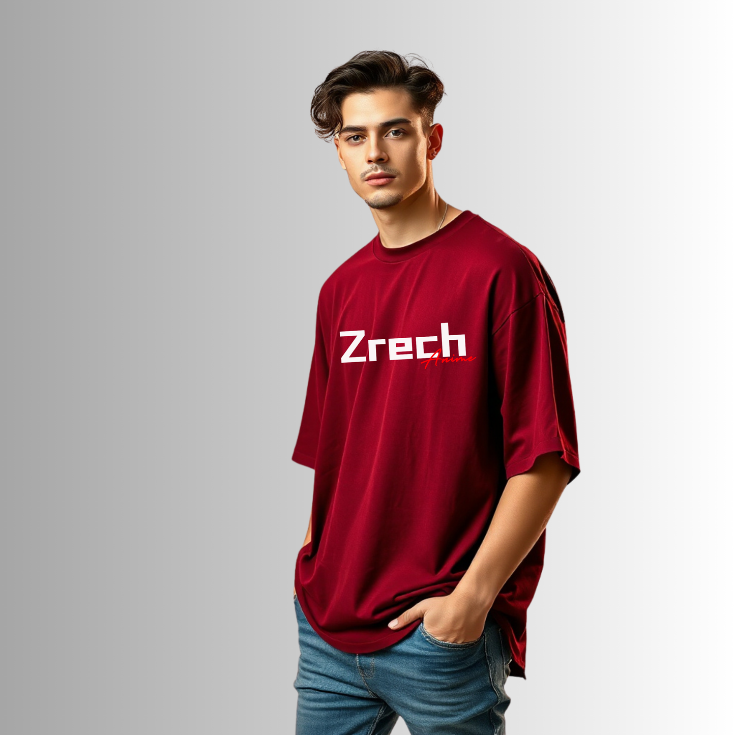 One Piece Gear 4 Oversized Terry Cotton T-Shirt