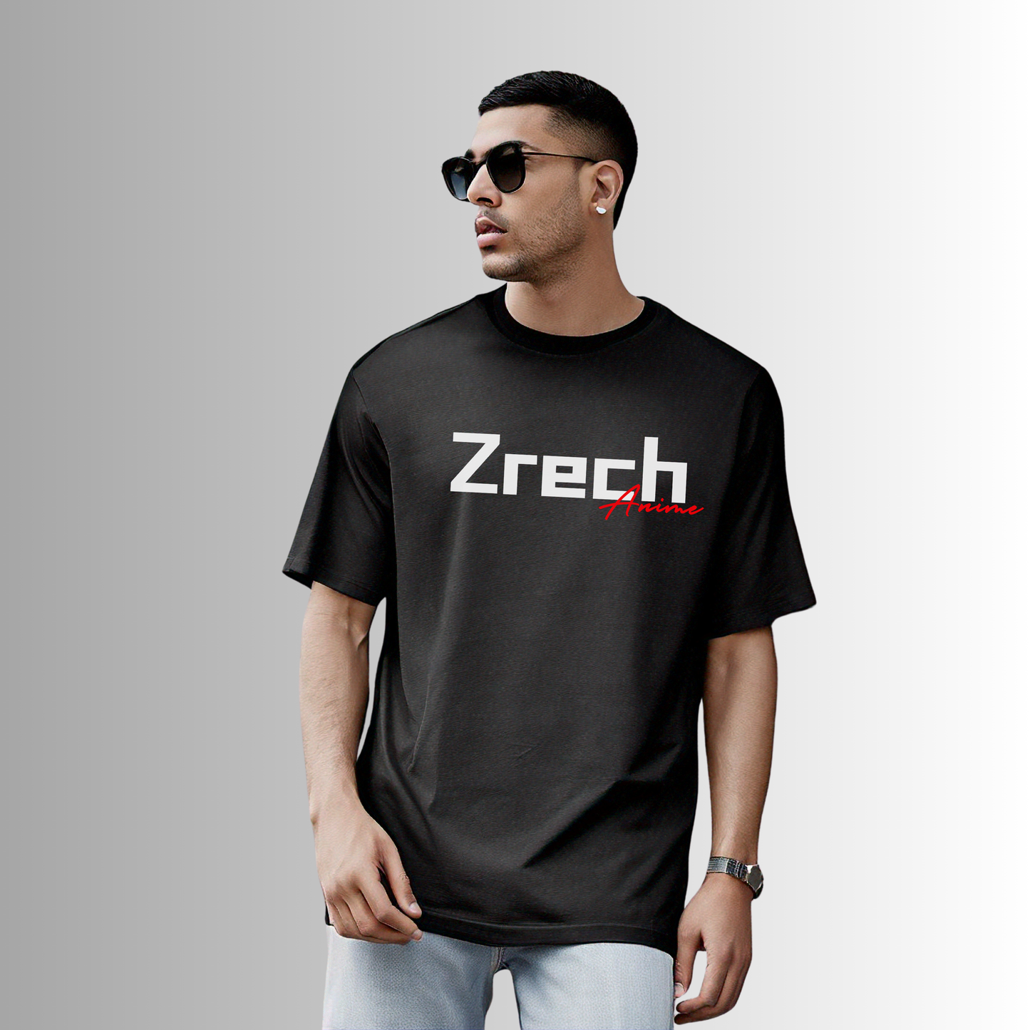 One Piece Inferno: Ace & Sabo Oversized Black T-Shirt